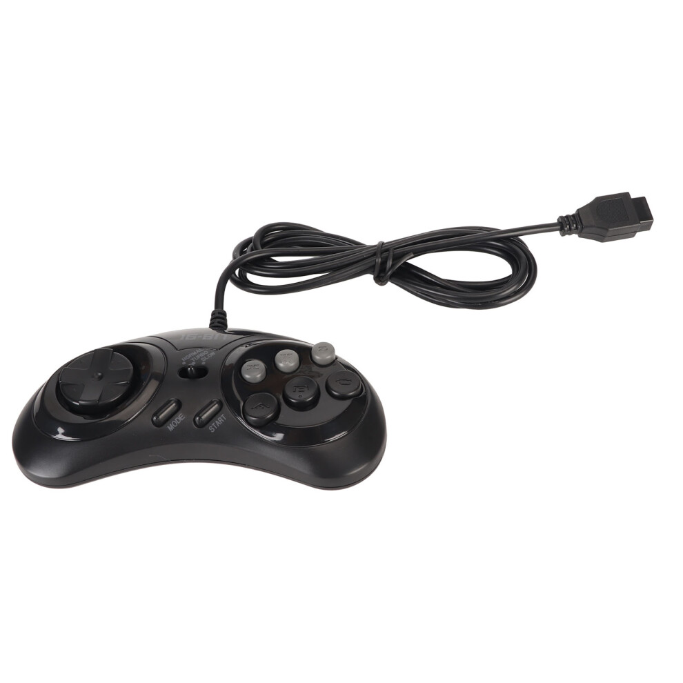 Sega Genesis Arcade Pad, Turbo Boost Technology For Enhanced Gaming, Classic 6-Button Layout Offers Authentic Experience, Sturdy And Durable Abs Const Golden 9416038615085
