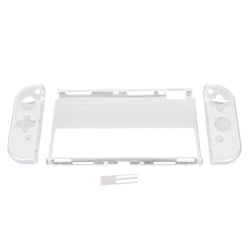 Προστατευτική θήκη συμβατή με Nintendo Switch OLED, σχεδιασμός λαβής με σαφή εμφάνιση για