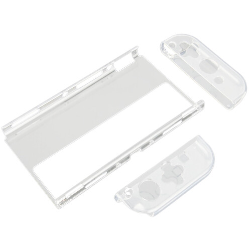 Προστατευτική θήκη συμβατή με Nintendo Switch OLED, σχεδιασμός λαβής με σαφή εμφάνιση για 1