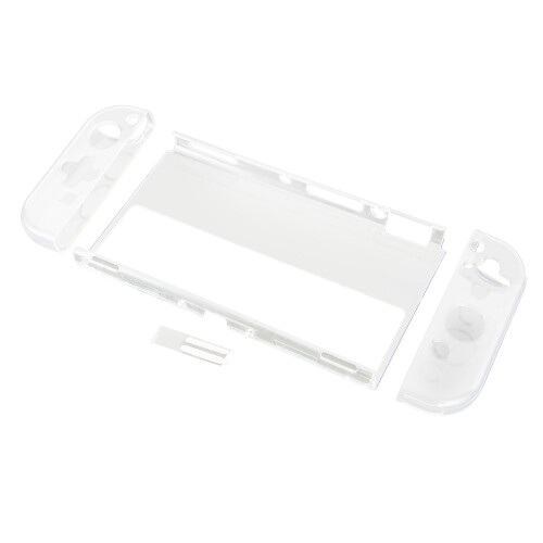 Προστατευτική θήκη συμβατή με Nintendo Switch OLED, σχεδιασμός λαβής με σαφή εμφάνιση για 2
