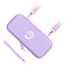 Divatos utazótok Nintendo Switchhez, puha belsővel, játékkártya-nyílásokkal és állítható kézpánttal, vízálló kemény PU anyagból,