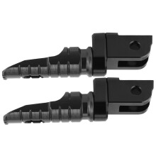 Pedane posteriori per moto in lega di alluminio CNC, design sportivo, design ergonomico, superficie antiscivolo, resistenza alla corrosione,