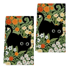 Tissu de cuisine à haute absorption, Art chats, sans-Modèle 4