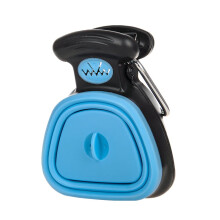 Dog Poo Scoop with Handle 11.5, Blue