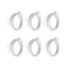 Lot de 6 distributeurs de mangeoires à oiseaux en-Gris petit
