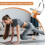 Ab Roller with Elbow Support, Abdominal Wheel with Timer  Gym Orange 5