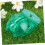 Golf marker, golf ball alignment marking tool, plastic, random color, 3 3