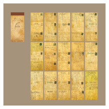 Vintage Aesthetic Scrapbook Kit 30 Sheets Vintage Diary, Daily Material Book
