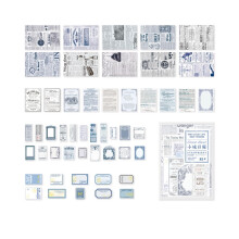 Decorative Scrapbook 100Piece Paper Pack with Vintage Designs for Scrapbooking (B)