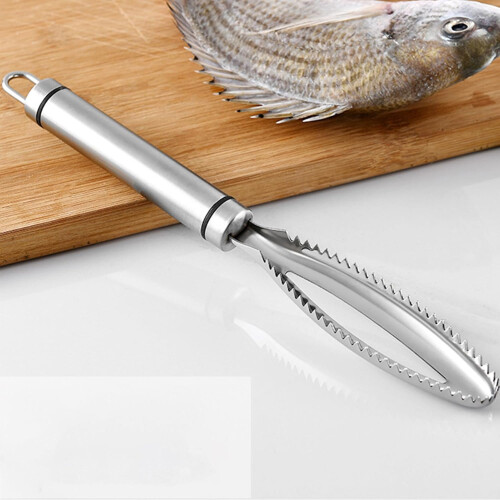 Fish Scale Scraper, Multifunctional Stainless Steel Ruler, Pinonometric 1
