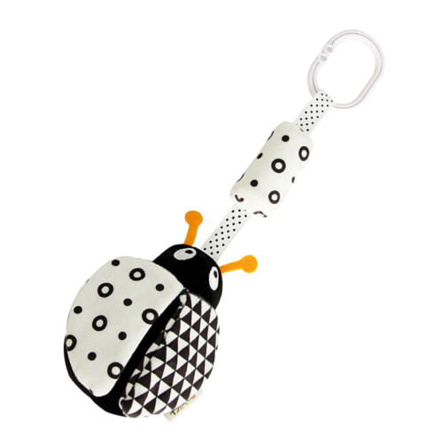 1 piece baby strollerfriendly interactive rattle toy for visual stimulation, promotes development for newborns