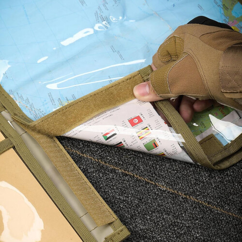 Outdoor Map Protector, Foldable Map Storage Bag, Portable Hiking Tool Pouch, Easy to Use 1