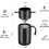 Transportable Camping Coffee Set Untarnished Insulated-Black 3