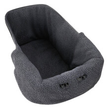 Windproof Pet Strollers Winter Liner Thermal Fleece-Gray