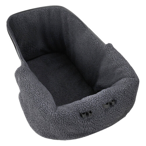Windproof Pet Strollers Winter Liner Thermal Fleece-Gray