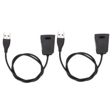 Cavo di ricarica USB di ricambio per Fitbit Charge2, velocità di ricarica originale con ricarica ultra sicura, regolatore di tensione che protegge