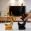 Modern Abstract Sculptures Resin Flame Figurines Statue-Gold 5