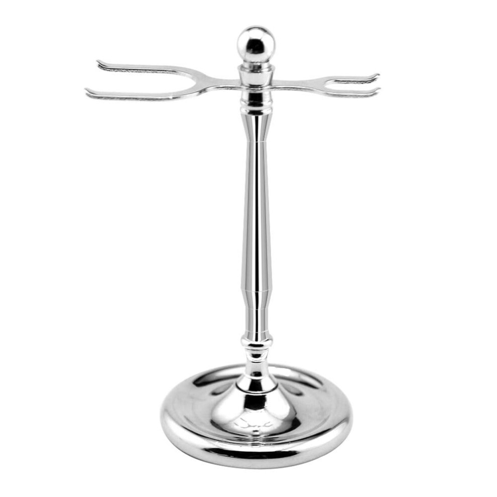 Razor Holder, Razor Stand, Practical Shaving Brush Stand for Men, Alloy Storage, 6.5x15.5cm