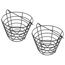 Golf Basket Outdoor Storage Container for Golf Balls Green Iron