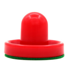 2 pieces air hockey paddles for table games, red pushers and spare parts for enhanced gaming experience. Ergonomic design for comfortable play.