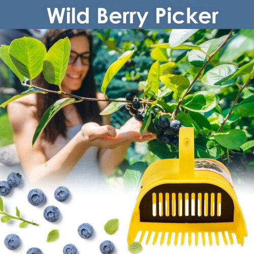 2X Picker Orchard Fruit Picker Garden Tool Blueberry Picking Tool Fruit Basket Fruit Harvest Tool 1