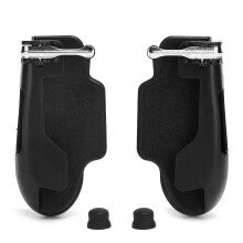 Controlador de juegos ergonómico para teléfonos móviles, compatible con juegos de seis dedos, joystick de alta sensibilidad, gatillo de