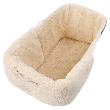 Winter Fleece Liner For Pet Strollers Insulated-Rice color