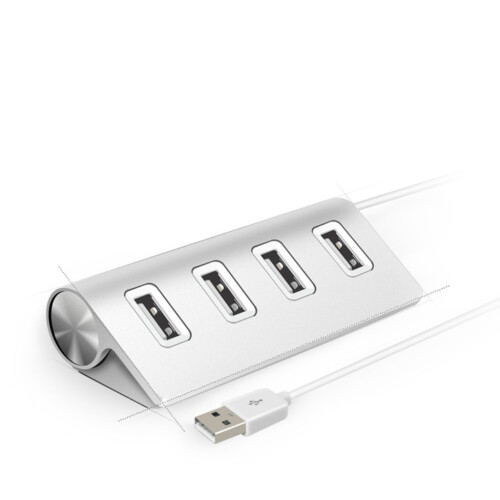 Διανομέας USB 4 θυρών, Μετατρέπει μία θύρα USB σε τέσσερις για ταυτόχρονο 2