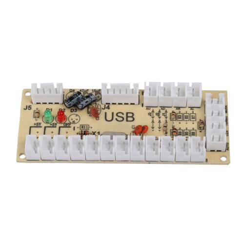 Compatibilitate joystick arcade Encoder USB Encoder arcade cu întârziere zero pentru proiecte retro Raspberry Pi, construiește-ți propria 2