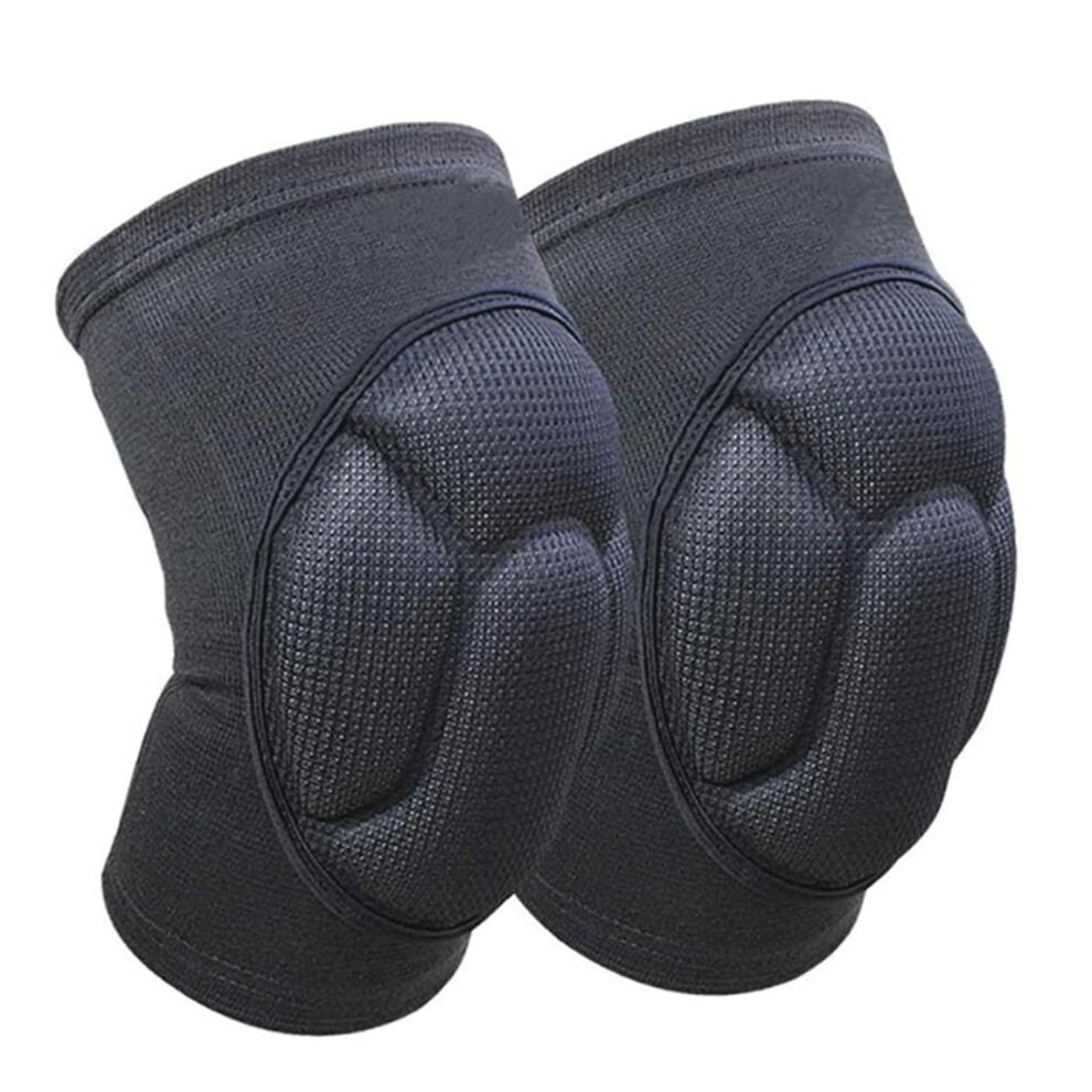 Knee Pads 1 Piece Nonslip Knee Pads Elastic Knee Pads Thickened Protection Sports Knee Pads Fitness Equipment Basketball Clamp Protector Black 9412369638816