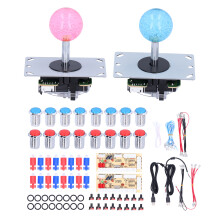 Zestaw do gier Arcade Classic Competition DIY, enkoder USB z zerowym opóźnieniem, 5-pinowy joystick z 8-kierunkowymi przyciskami LED, wysokiej