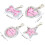 Dog / cat / pet collar, bone, small heart 4