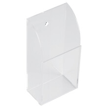 Suport pentru telecomandă pentru montare pe perete, organizator acrilic cu vizibilitate clară, cu design tăiat cu laser, margini foarte lustruite,