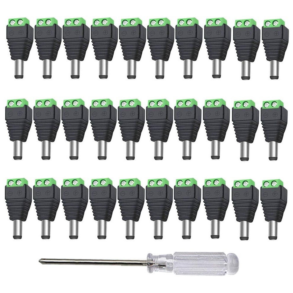Efficient Power Solutions, Stable Connection 5.5Mm X 2.1Mm Male Female Dc Power Jack Connector Quick Connect Kit, Ensuring Reliable Power Supply For Y 9486358089989