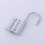 5X Anti-Theft Button Combination Padlock Digit Push Password Lock Zinc Alloy Security Lock 6