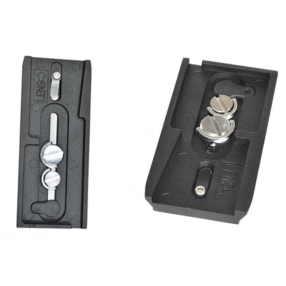 Bexin 2Pcs 501Pl Extended Quick Release Plate P200 For Manfrotto Benro S4 Hydraulic Head Release Plate 120Mm & 90Mm Black 6133381074392
