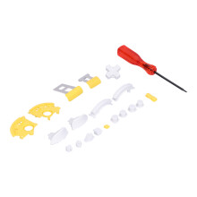Teljes gombkészlet Nintendo Switch Lite-hoz, eredeti OEM csere D-pad Trigger Home gombkészlet precíz vágásokkal és egyszerű telepítéssel,