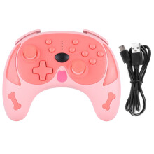 Controlador Pro Switch con control de movimiento giroscópico de 6 ejes y soporte inalámbrico/con cable. Respuesta mejorada. Botones programables