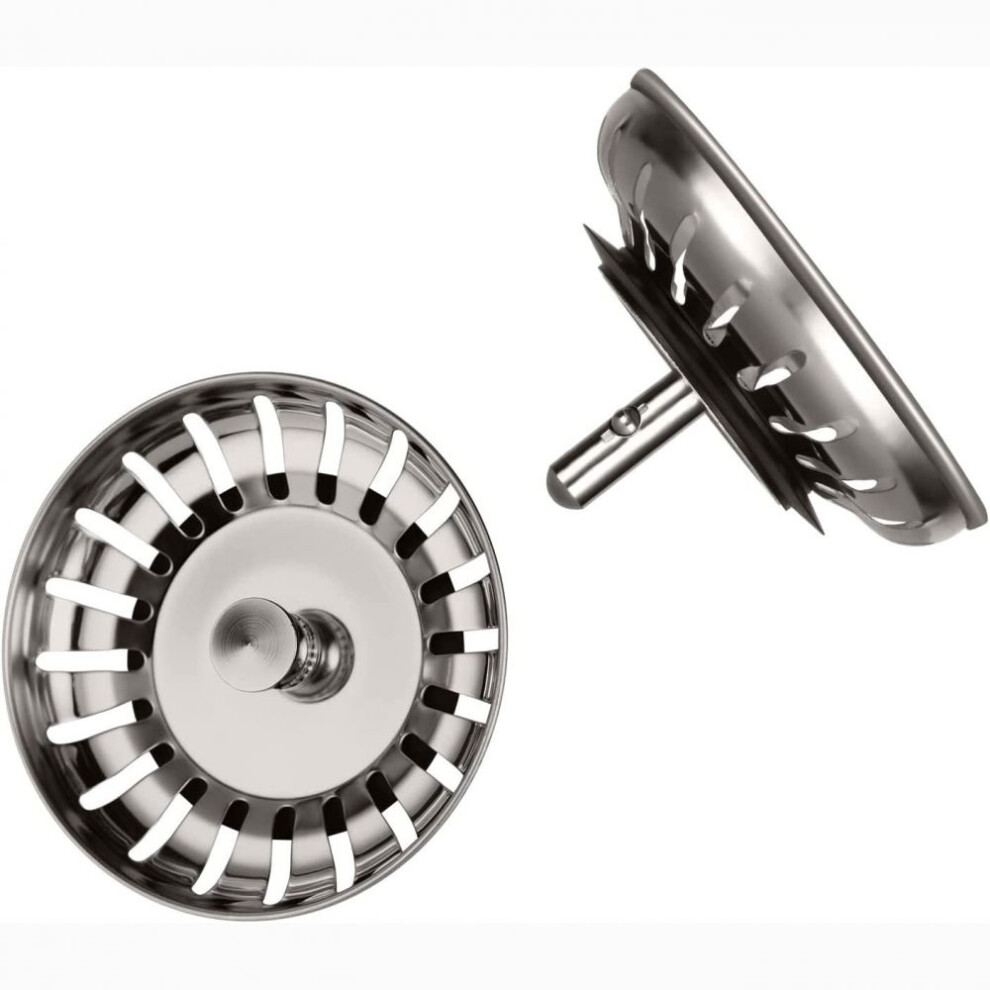 Strainer Stopper Combo, High Quality Stainless Steel Suitable For Sink Diameters Between 79Mm And 81Mm, Anti-Clogger Design With Upgraded 20 Holes For 9139052087880