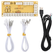 Suportă toate tipurile de joystick-uri Encoder USB Encoder cu întârziere zero pentru controler de joc arcade cu compatibilitate cu Raspberry Pi,