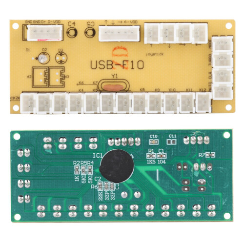 Suportă toate tipurile de joystick-uri Encoder USB Encoder cu întârziere zero pentru controler de joc arcade cu compatibilitate cu Raspberry Pi, 2