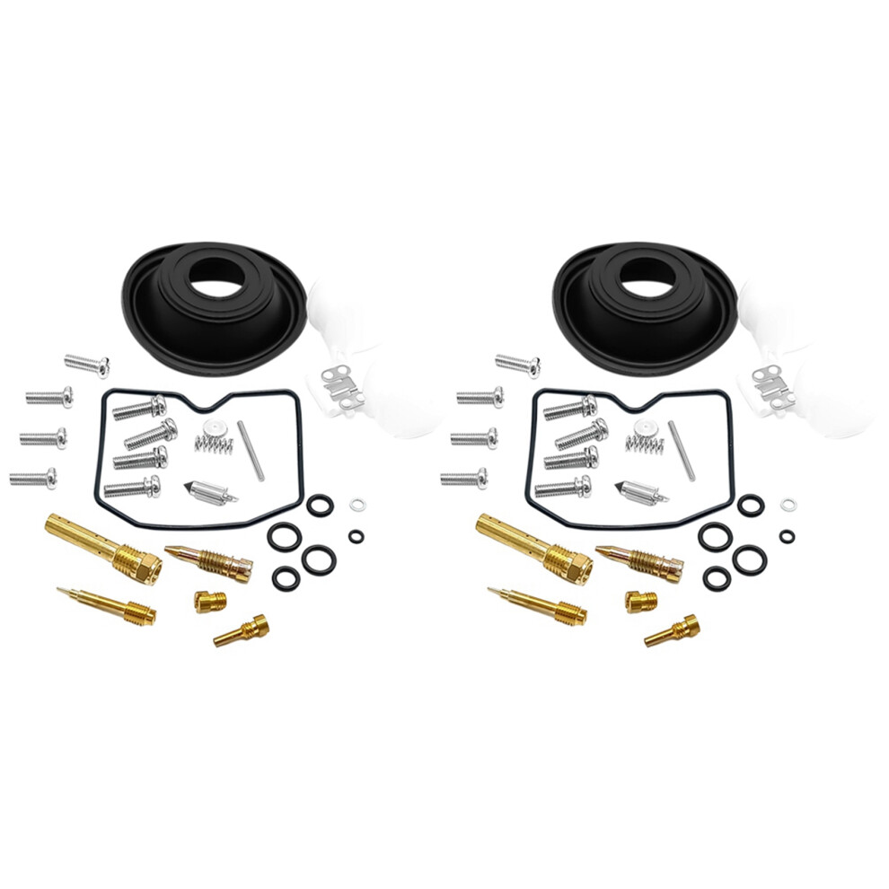 4X Motorcycle Carburetor Repair Kit Motorcycle Carburetor Piston Float Gasket Kit For Kawasaki Er500 Er5 1998-2005 4711342678654
