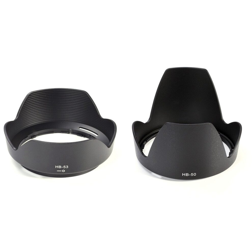 2 Pcs Bayonet Lens Hood For Nikon Af-S Nikkor, Hb53 & Hb50 Light 6132772596215