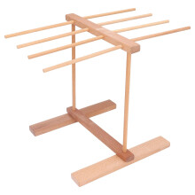 Noodle Drying Rack, Foldable, NonSlip Noodle Drying Stand, Durable Noodle Drying Rack Made of Natural Beech for Storing Noodles