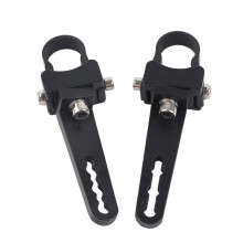Montagebeugel van aluminiumlegering voor 4-leds lichtbalken, universele horizontale buisklem met sponskussentjes voor stevige bevestiging,