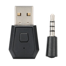 Bluetooth-dongle-ontvanger voor PS4/PS5, mini-USB-zender met plug-and-play-functionaliteit en betrouwbare draadloze verbinding voor hoofdtelefoons.