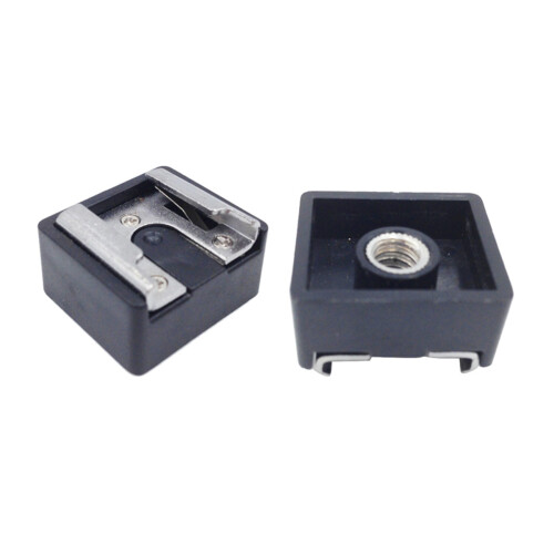 1x Flash Diffuser Silver/White Reflector for  Speedlite SB-600,SB-800 & 2Pcs Flash Hot Shoe Mount Adapter 1