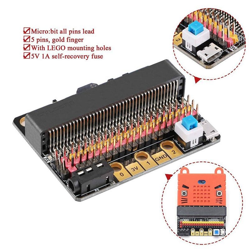 5X Carte D'Extension Micro-Bit Bouclier D'Adaptateur de Dérivation ...