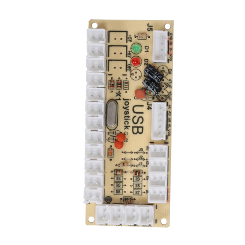 Suportă toate tipurile de joystick-uri și butoane Encoder USB Arcade pentru jocuri PC DIY Zero Delay Controller generic de joc Design durabil de 2