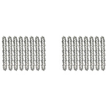 16 Pcs 4 Inch Mini Steel Chainsaw Chain Electric Pruning Saw Accessory Garden Tool Replacement